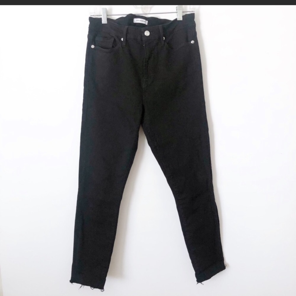 GOOD AMERICAN Good Legs Raw Hem Ankle Skinny 14/32